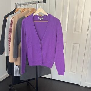 Talbots Vibrant Purple Women's Cardigan